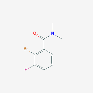 molecular formula C9H9BrFNO B7937189 2-Bromo-3-fluoro-N,N-dimethylbenzamide 