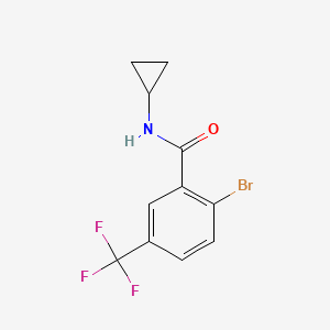 2-Bromo-N-cyclopropyl-5-(trifluoromethyl)benzamide