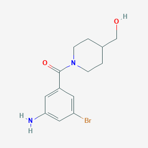 [1-(3-Amino-5-bromobenzoyl)piperidin-4-yl]methanol