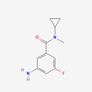 3-Amino-N-cyclopropyl-5-fluoro-N-methylbenzamide