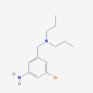 3-Bromo-5-[(dipropylamino)methyl]aniline