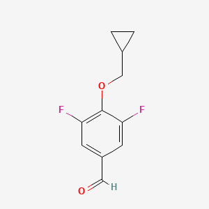 4-(Cyclopropylmethoxy)-3,5-difluorobenzaldehyde