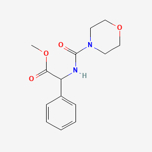 molecular formula C14H18N2O4 B7937615 Methyl [(morpholin-4-ylcarbonyl)amino](phenyl)acetate 