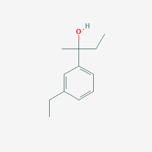 molecular formula C12H18O B7937673 2-(3-Ethylphenyl)-2-butanol 