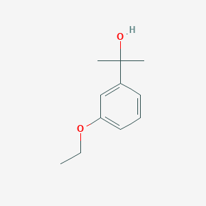 molecular formula C11H16O2 B7937690 2-(3-Ethoxyphenyl)-2-propanol 