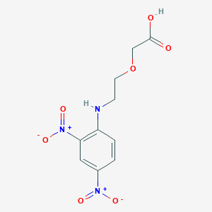 molecular formula C10H11N3O7 B7937737 DNP-PEG1-CH2 acid 