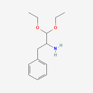 Benzeneethanamine, alpha-(diethoxymethyl)-
