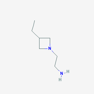 molecular formula C7H16N2 B7937789 2-(3-Ethylazetidin-1-yl)ethanamine CAS No. 1508348-14-8