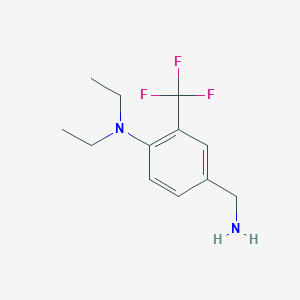 4-(Aminomethyl)-N,N-diethyl-2-(trifluoromethyl)aniline