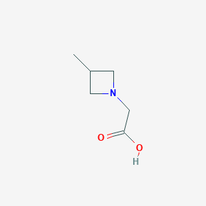 molecular formula C6H11NO2 B7937805 2-(3-Methylazetidin-1-yl)acetic acid 