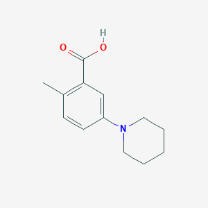 2-Methyl-5-(piperidin-1-yl)benzoic acid