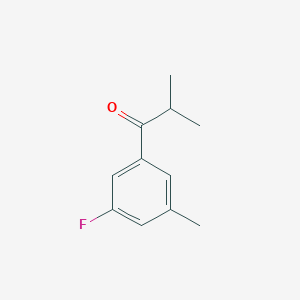 molecular formula C11H13FO B7937883 2,5'-Dimethyl-3'-fluoropropiophenone 