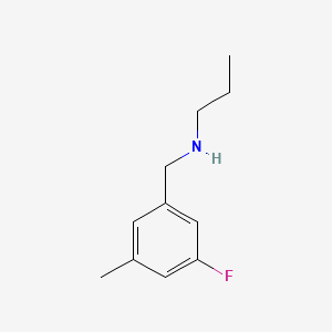 molecular formula C11H16FN B7937887 [(3-Fluoro-5-methylphenyl)methyl](propyl)amine 