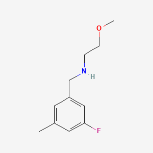 molecular formula C11H16FNO B7937895 [(3-Fluoro-5-methylphenyl)methyl](2-methoxyethyl)amine 