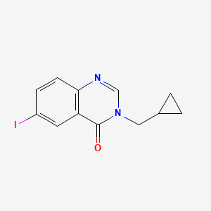 3-(Cyclopropylmethyl)-6-iodoquinazolin-4(3H)-one