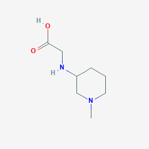 molecular formula C8H16N2O2 B7937953 (1-Methyl-piperidin-3-ylamino)-acetic acid 