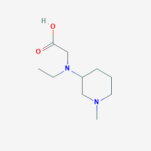 molecular formula C10H20N2O2 B7937955 [Ethyl-(1-methyl-piperidin-3-yl)-amino]-acetic acid 