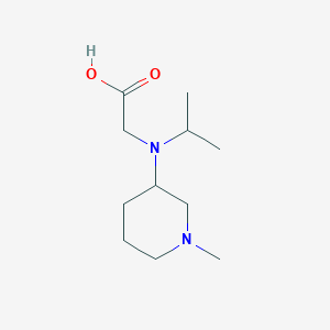 molecular formula C11H22N2O2 B7937959 [Isopropyl-(1-methyl-piperidin-3-yl)-amino]-acetic acid 