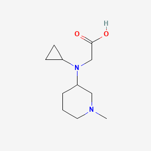molecular formula C11H20N2O2 B7937964 [Cyclopropyl-(1-methyl-piperidin-3-yl)-amino]-acetic acid 