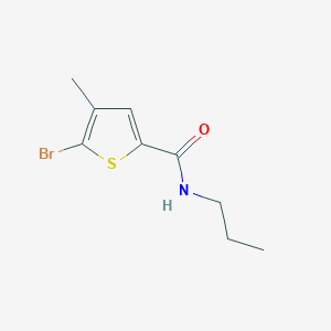 5-bromo-4-methyl-N-propylthiophene-2-carboxamide