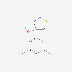 molecular formula C12H16OS B7938004 3-(3,5-Dimethylphenyl)thiolan-3-ol 