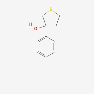 3-(4-Tert-butylphenyl)thiolan-3-ol