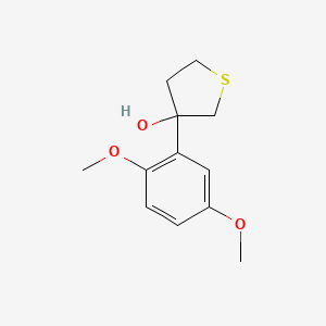 3-(2,5-Dimethoxyphenyl)thiolan-3-ol