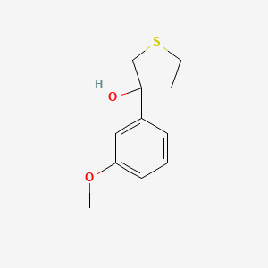 3-(3-Methoxyphenyl)thiolan-3-OL