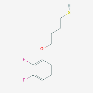 molecular formula C10H12F2OS B7938083 4-(2,3-Difluorophenoxy)butane-1-thiol 