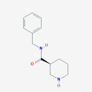 molecular formula C13H18N2O B7938113 (S)-N-benzylpiperidine-3-carboxamide 