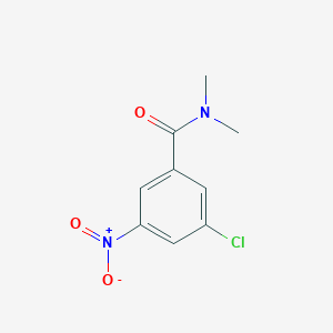 molecular formula C9H9ClN2O3 B7938218 3-Chloro-N,N-dimethyl-5-nitrobenzamide 