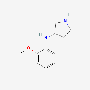 molecular formula C11H16N2O B7938284 N-(2-Methoxyphenyl)-3-pyrrolidinamine 2hcl 