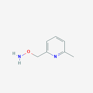 O-[(6-methylpyridin-2-yl)methyl]hydroxylamine