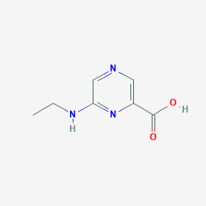 molecular formula C7H9N3O2 B7938314 6-(Ethylamino)pyrazine-2-carboxylic acid 