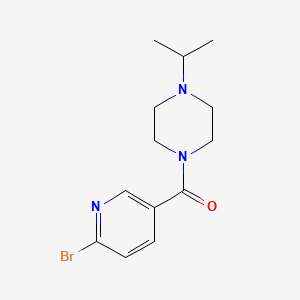 molecular formula C13H18BrN3O B7938355 1-(6-Bromopyridine-3-carbonyl)-4-(propan-2-yl)piperazine 