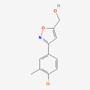 [3-(4-Bromo-3-methylphenyl)-1,2-oxazol-5-yl]methanol