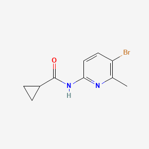 N-(5-bromo-6-methylpyridin-2-yl)cyclopropanecarboxamide