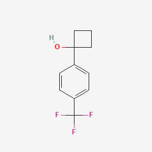 molecular formula C11H11F3O B7938429 1-(4-Trifluoromethyl-phenyl)-cyclobutanol 