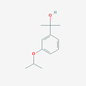 molecular formula C12H18O2 B7938455 2-(3-iso-Propoxyphenyl)-2-propanol 