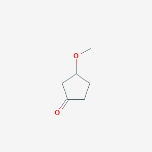 molecular formula C6H10O2 B7938530 3-Methoxycyclopentanone 