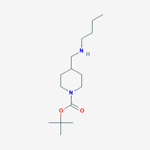 molecular formula C15H30N2O2 B7938571 tert-Butyl 4-[(butylamino)methyl]piperidine-1-carboxylate 