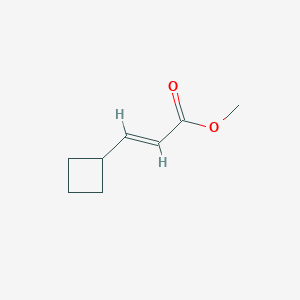 molecular formula C8H12O2 B7938626 (E)-Methyl 3-cyclobutylacrylate 