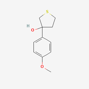 3-(4-Methoxyphenyl)thiolan-3-ol
