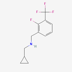 1-Cyclopropyl-N-(2-fluoro-3-(trifluoromethyl)benzyl)methanamine
