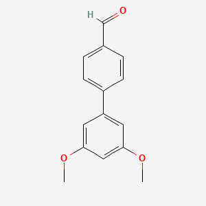 molecular formula C15H14O3 B7938702 3',5'-Dimethoxy-biphenyl-4-carboxaldehyde 