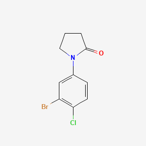 1-(3-Bromo-4-chlorophenyl)pyrrolidin-2-one
