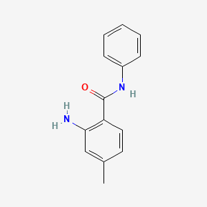 molecular formula C14H14N2O B7938782 2-amino-4-methyl-N-phenylbenzamide 