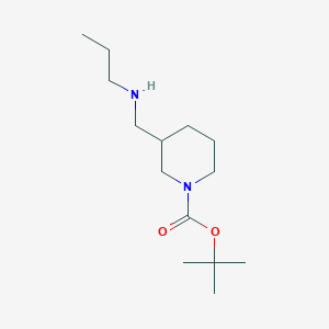molecular formula C14H28N2O2 B7938825 tert-Butyl 3-[(propylamino)methyl]piperidine-1-carboxylate 