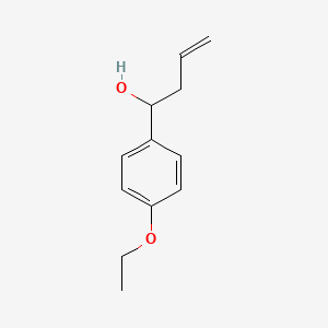 molecular formula C12H16O2 B7938843 1-(4-Ethoxyphenyl)but-3-en-1-ol 