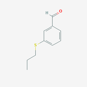 molecular formula C10H12OS B7938850 3-(Propylthio)benzaldehyde 